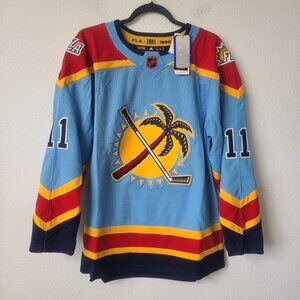 Adidas NHL Florida Panthers Huberdeau Authentic Jersey H52361 Size 44 Blue